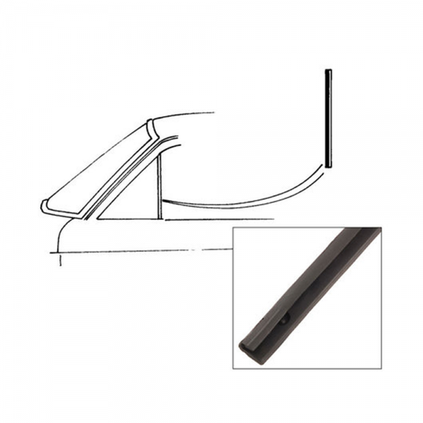 Vent Window Seals For 1963–1965 Ford Falcon & Mercury Comet Hardtop/Convertible