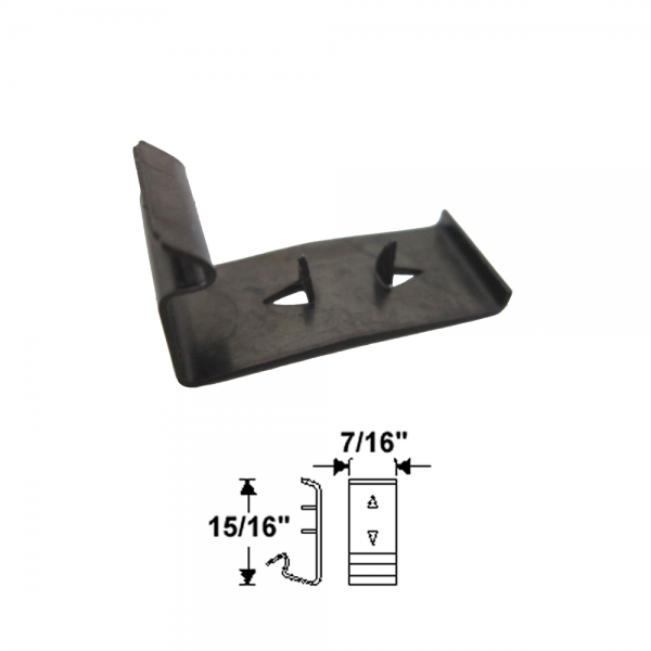 Window Run Channel Clip Used By GM 1930 1960 s Window Run Channel Clip Used By GM 1930 1960 s