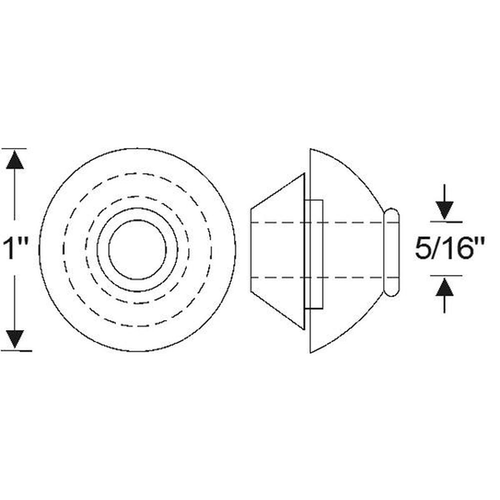 Cowl Drain Gutter Hose Grommet