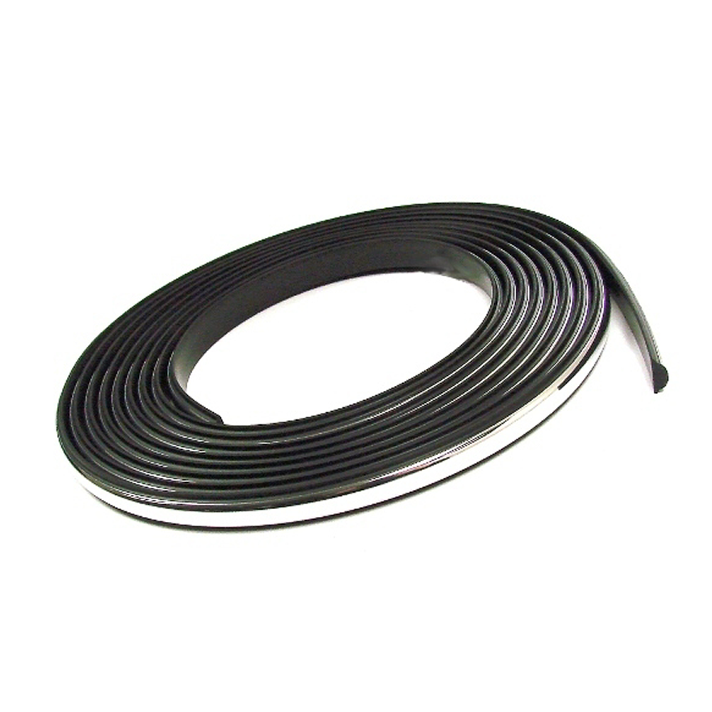 Windshield & Back Glass Lockstrips Lockstrip Chrome 1/2" Wide x 3/16" Tall 14' 8" Long