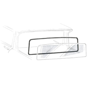 1957-59 Ford Ranchero Restoration Parts Back Window Seal - B7A-6642084-B