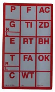 Visual Inspection Rin Decals Windshield Inspection Decal