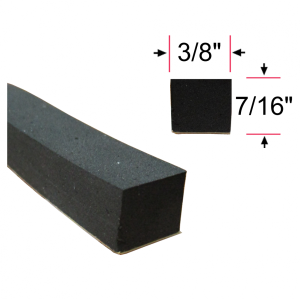Square Seal - Peel N Stick - 3/8" Tall 7/16" Wide