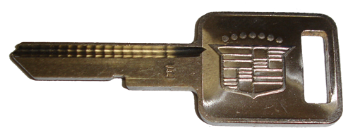 Rubber The Right Way - Key Blank - Ignition / Door - WITH Cadillac Logo