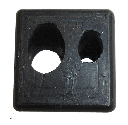 Rubber The Right Way - Window Lift Hydraulic Lines Through Floor Panel Grommet - Double Hole Type