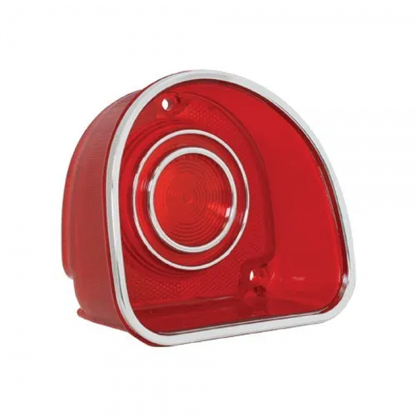 Rubber The Right Way - Taillight Lens - 3 Chrome Rings
