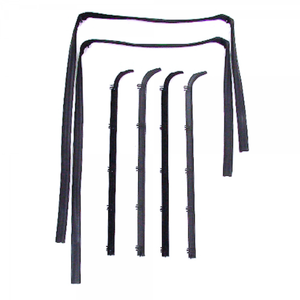 Rubber The Right Way - Window Beltline & Window Run Channel Kit - 6 pc.