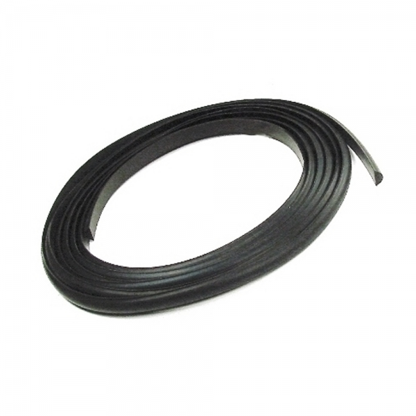 Rubber The Right Way - Lockstrip - Black - 1/2" Wide x 1/4" Tall - 15' Long
