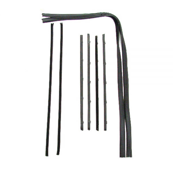 Rubber The Right Way - Deluxe Window Beltline & Channel Kit - Black Bead
