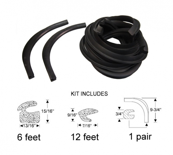 Rubber The Right Way - Trunk Seal Kit