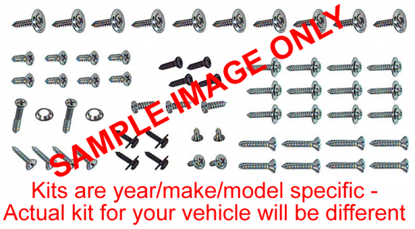 Detachable Soft Top Screw Kit - 48 pc.