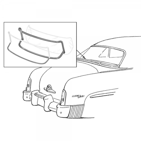 Rubber The Right Way - Back Window Seal - Locking Strip Included