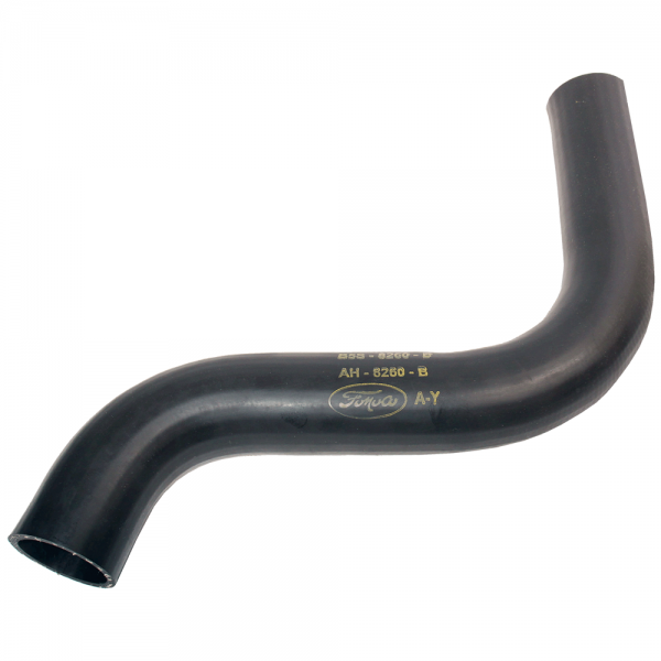 Rubber The Right Way - Upper Radiator Hose - Molded - With Ford Lettering