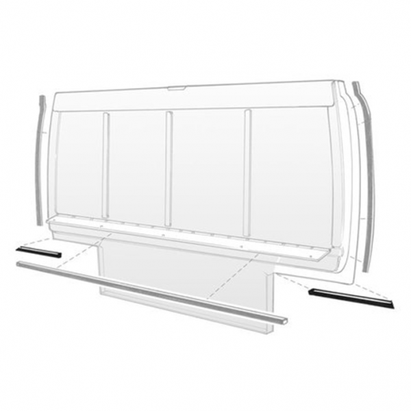 1951 Ford Restoration Parts Outer Lower Tailgate Seal For Wood