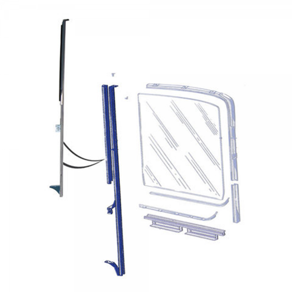 Rubber The Right Way - Vent Window Division Bar Assembly - RH