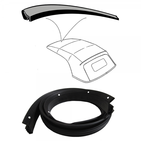 Rubber The Right Way - Convertible Top Header / Bow Seal