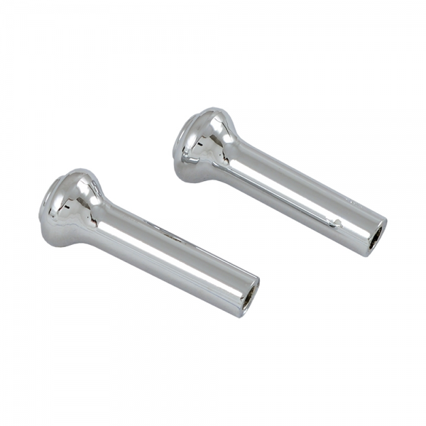 Pair Of Chrome Door Lock Knobs For 1971-1988 Chevy, Buick, Pontiac | Plastic | Replace IN6728Z