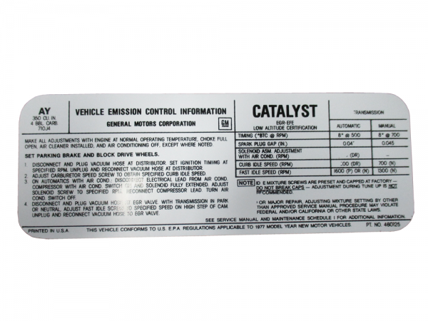 Rubber The Right Way - Emission Decal - 350-4V