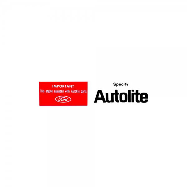 Rubber The Right Way - Autolite Replacement Parts Air Cleaner Decal