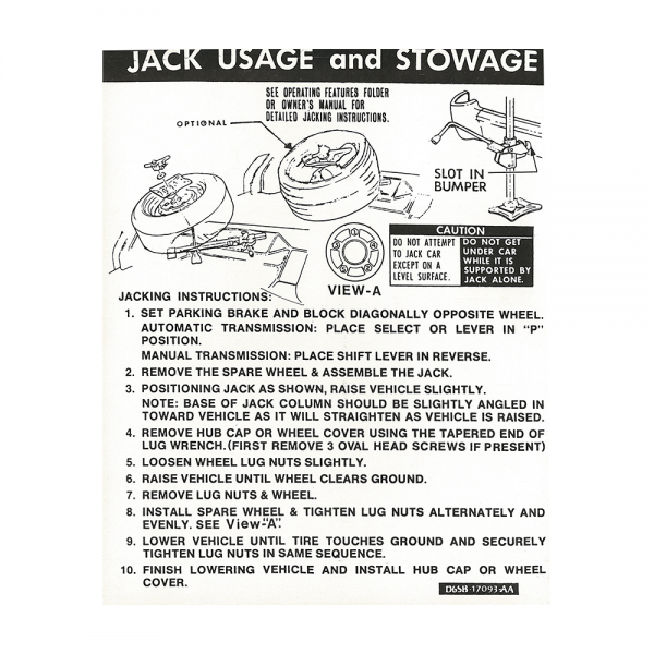 Rubber The Right Way - Jack Instructions Decal