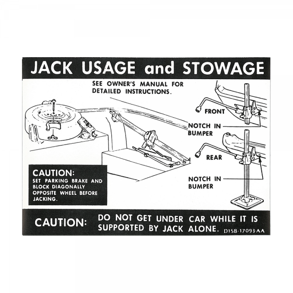 Rubber The Right Way - Jack Instructions Decal