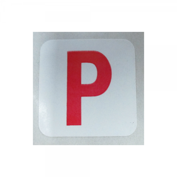 Rubber The Right Way - Paint OK "P" Decal