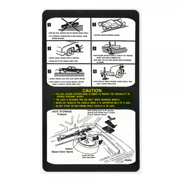 Rubber The Right Way - Jack Instructions Decal
