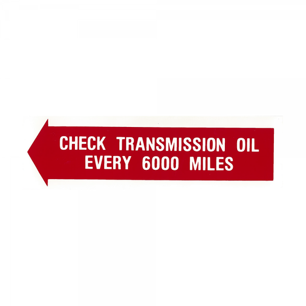 Rubber The Right Way - Check Transmission Trunk Decal
