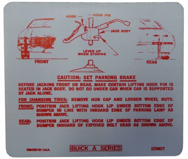 Rubber The Right Way - Jack Instructions Decal