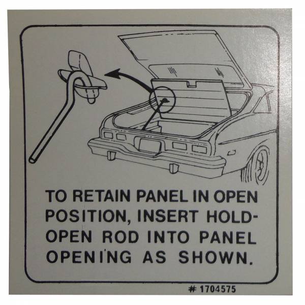 Rubber The Right Way - Hatchback Lid Instructions Decal