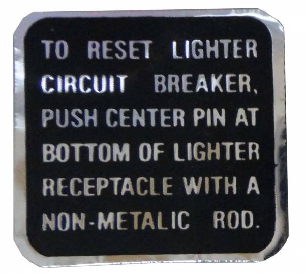 Rubber The Right Way - Lighter Reset Instructions Decal