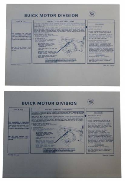 Rubber The Right Way - Starting Instructions Sleeve - On Sun Visor