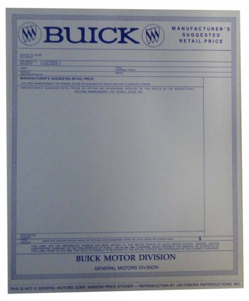 Rubber The Right Way - New Vehicle Window Price Sheet