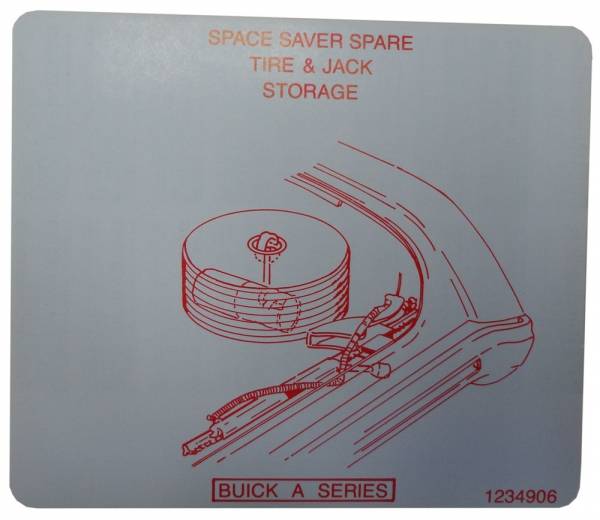 Rubber The Right Way - Space Saver Spare Tire Stowage Instructions
