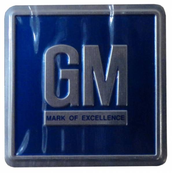 Rubber The Right Way - GM Mark Of Excellence Door Plate (Metal)