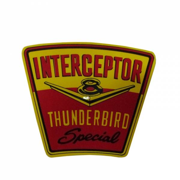 Rubber The Right Way - "Thunderbird Interceptor" Air Cleaner Decal
