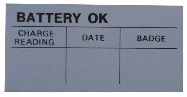 Rubber The Right Way - Battery Test OK Decal