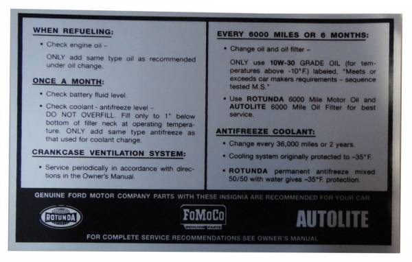 Rubber The Right Way - Service Specification Decal