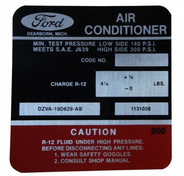 Rubber The Right Way - AC Compressor Decal