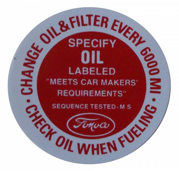 Rubber The Right Way - Oil Filler Cap Decal