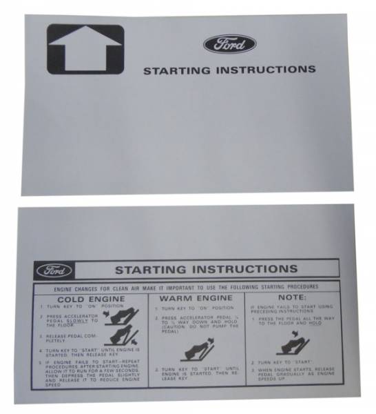 Rubber The Right Way - Start Instructions - On Sun Visor