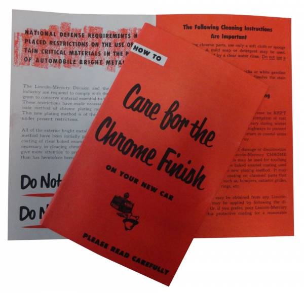 Rubber The Right Way - Chrome Care Instructions Sheet