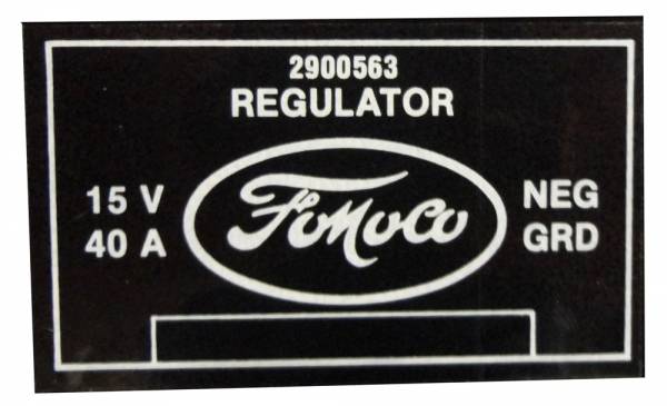 Rubber The Right Way - Voltage Regulator Decal - White