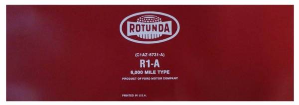 Rubber The Right Way - Oil Filter Rotunda Decal