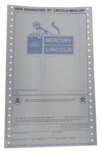 Rubber The Right Way - New Car Window Price Sticker