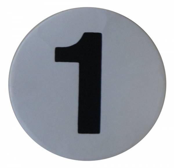 Rubber The Right Way - Assembly Line Production Day Window Sticker - "1"