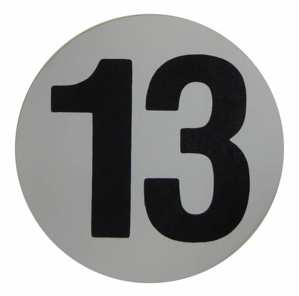 Rubber The Right Way - Assembly Line Production Day Window Sticker - "13"