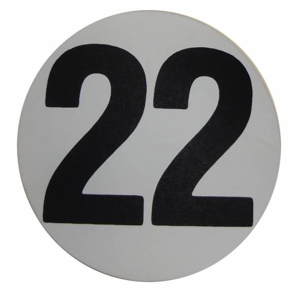 Rubber The Right Way - Assembly Line Production Day Window Sticker - "22"