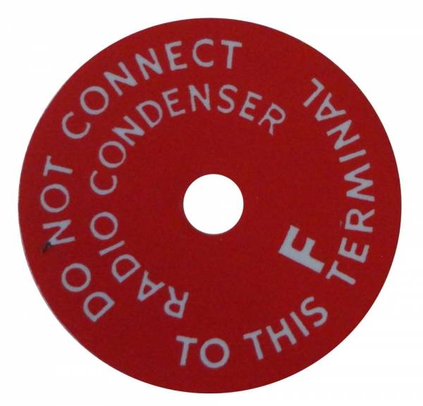 Rubber The Right Way - Generator Warning Tag (Plastic)