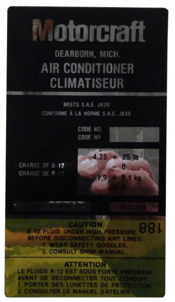 Rubber The Right Way - AC Compressor Decal